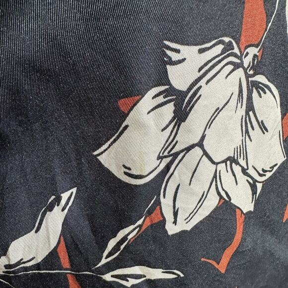 RAG & BONE Black White Mare Floral Button Down Shirt Women's Size XS FLAWED - Picture 5 of 9